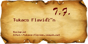 Tukacs Flavián névjegykártya
